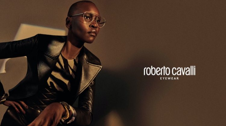 Alek Wek stars in Roberto Cavalli fall-winter 2019 campaign