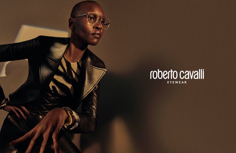 Alek Wek stars in Roberto Cavalli fall-winter 2019 campaign