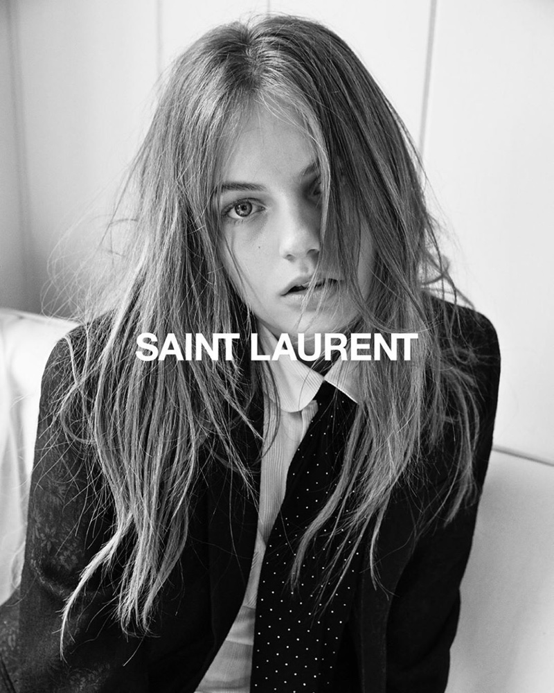 Fran Summers stars in Saint Laurent spring-summer 2020 campaign