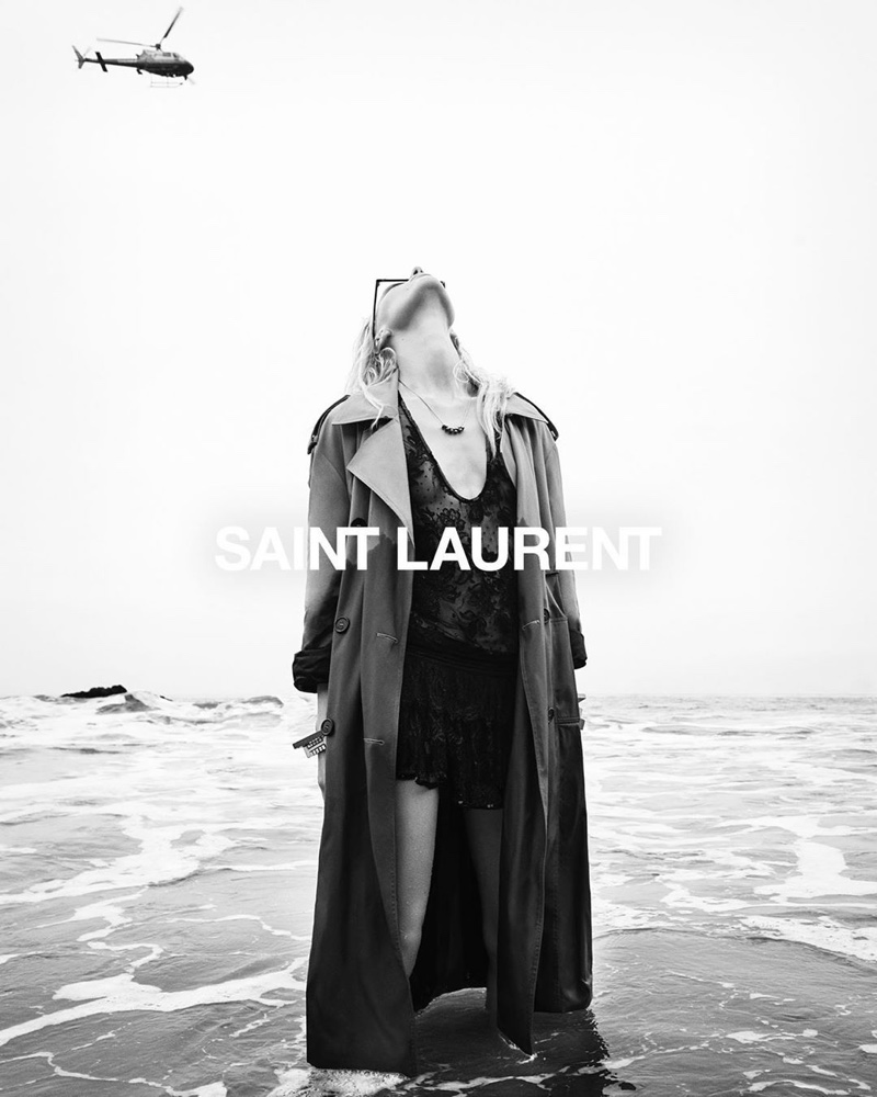 An image from Saint Laurent's spring 2020 advertising campaign
