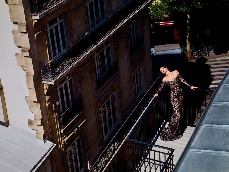 Sara Sampaio Stuns in Haute Couture for Harper's Bazaar Serbia