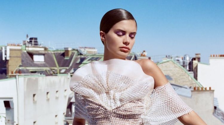 Sara Sampaio Stuns in Haute Couture for Harper's Bazaar Serbia