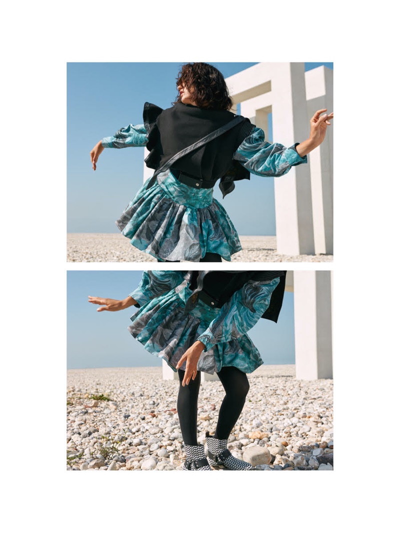 Sofia Fanego Looks Sleek in Louis Vuitton for Harper's Bazaar Ukraine