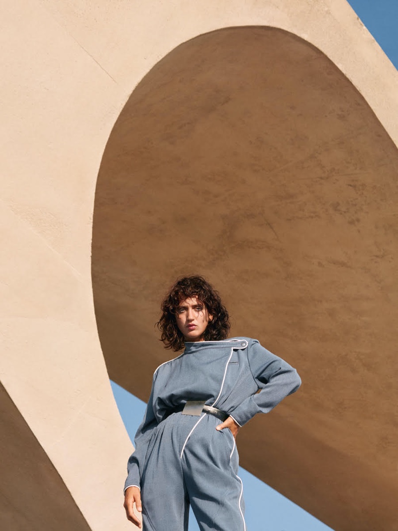 Sofia Fanego Looks Sleek in Louis Vuitton for Harper's Bazaar Ukraine