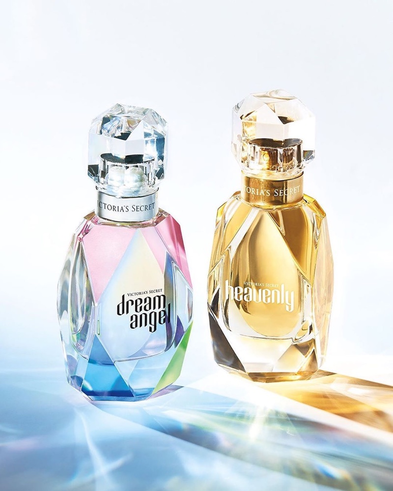 A look at Victoria's Secret Dream Angel and Heavenly fragrance bottles