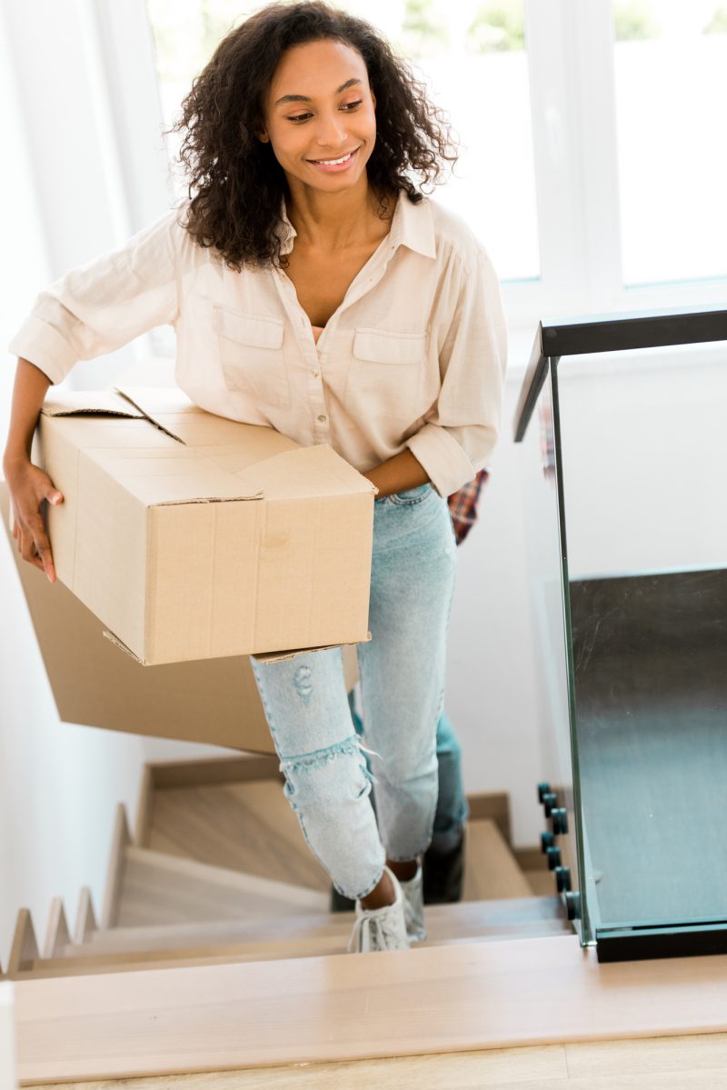 Woman Moving In