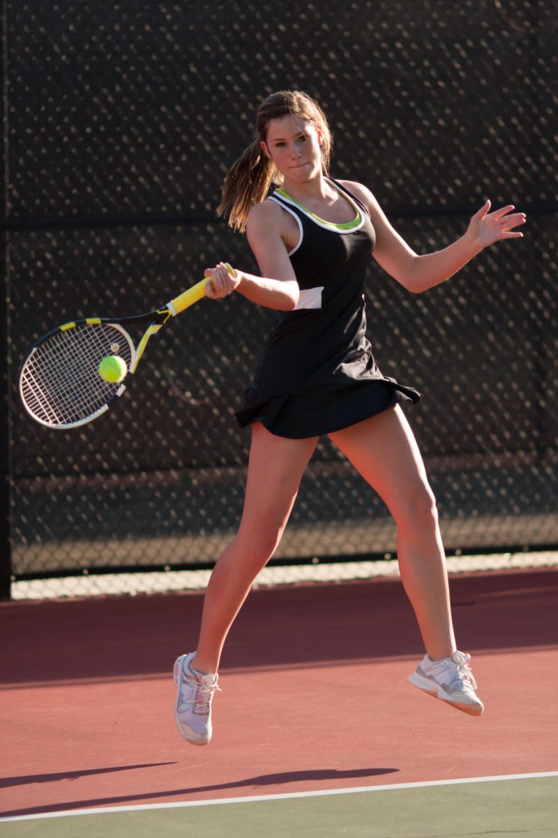 Woman Playing Tennis