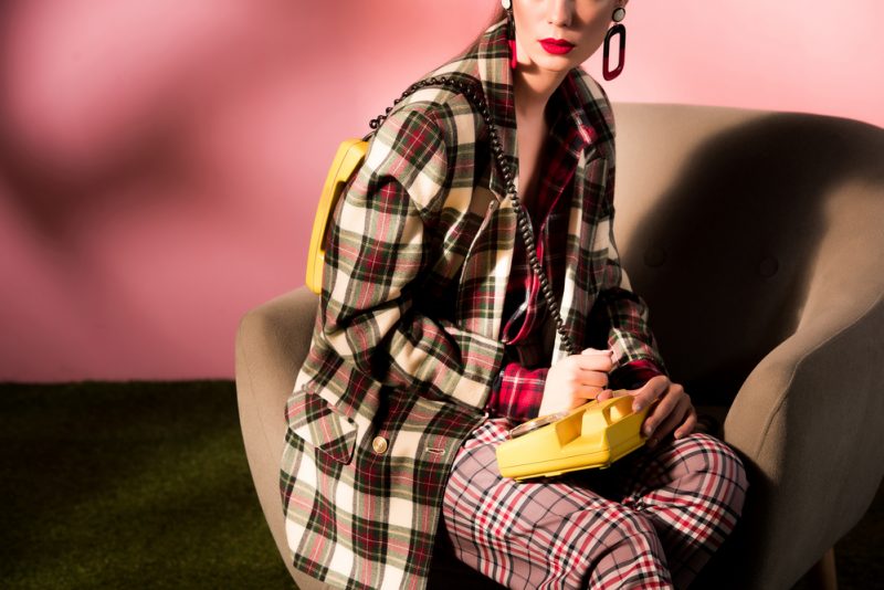 Womens Vintage Style Check Prints