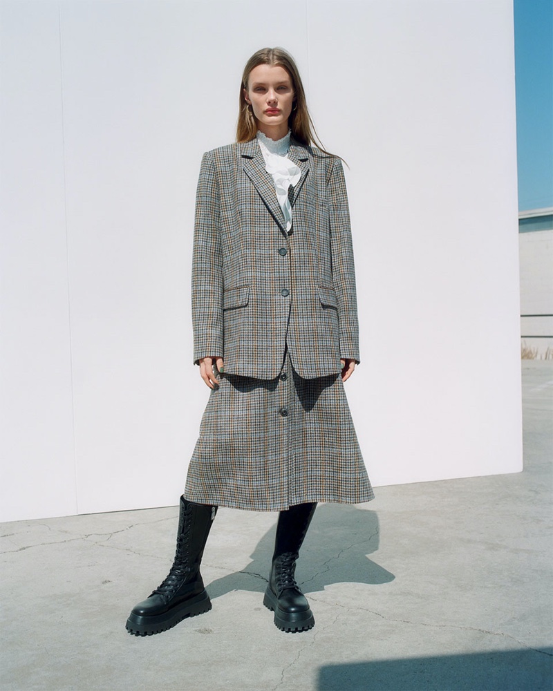 Zara embraces checkered prints for fall-winter 2019 season