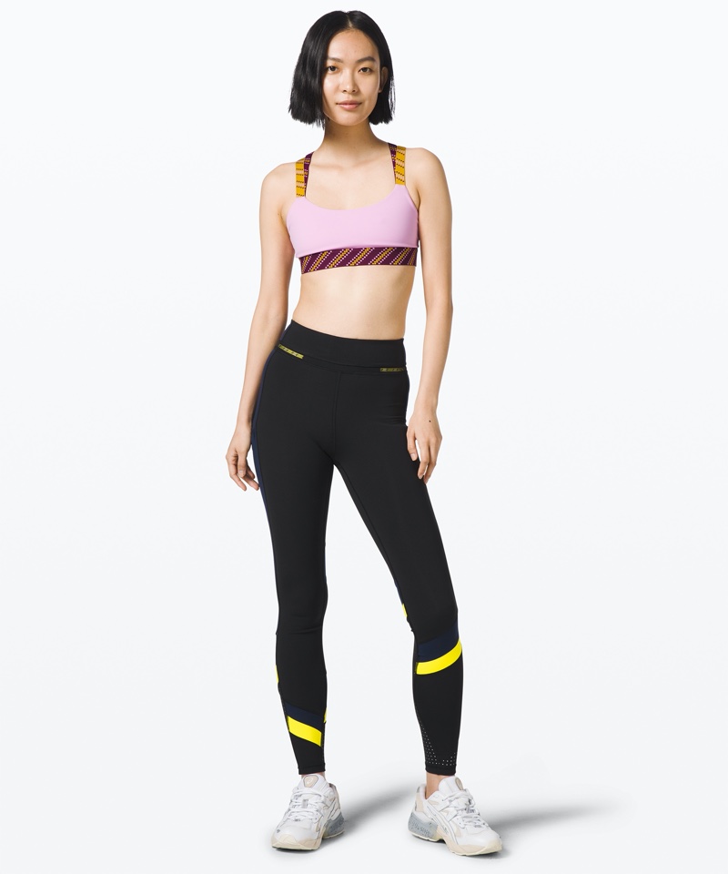 lululemon x Roksanda Break New Ground Tight in Black/True Navy/Sonic Yellow $168