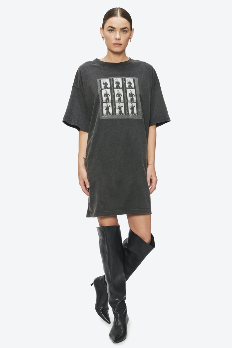 Anine Bing x Terry O'Neill Harley Tee Dress $199