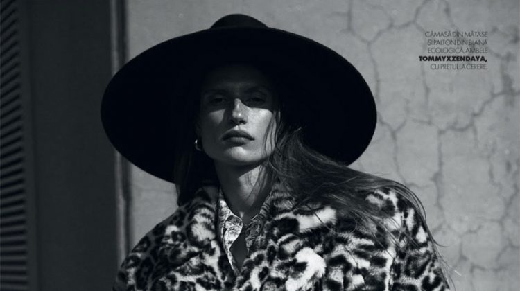 Cate Underwood Poses in Tommy X Zendaya for ELLE Romania
