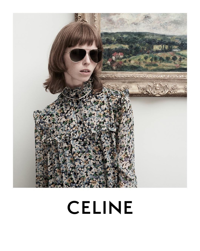 Model Laura appears in Celine resort 2020 campaign