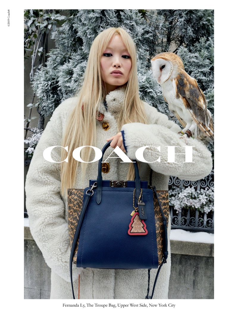 Fernanda Ly stars in Coach Wonder for All holiday 2019 campaign