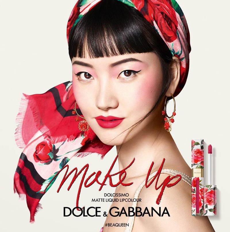 Joony Kim stars in Dolce & Gabbana #BeAQueen Makeup campaign
