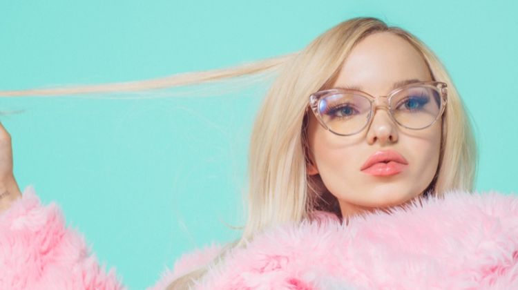 Dove Cameron Looks Pretty in Pink for Prive Revaux Collab