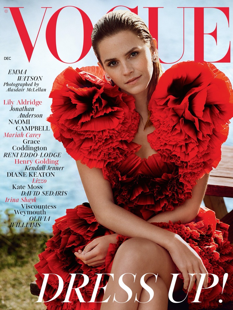 Emma Watson on Vogue UK December 2019 Cover