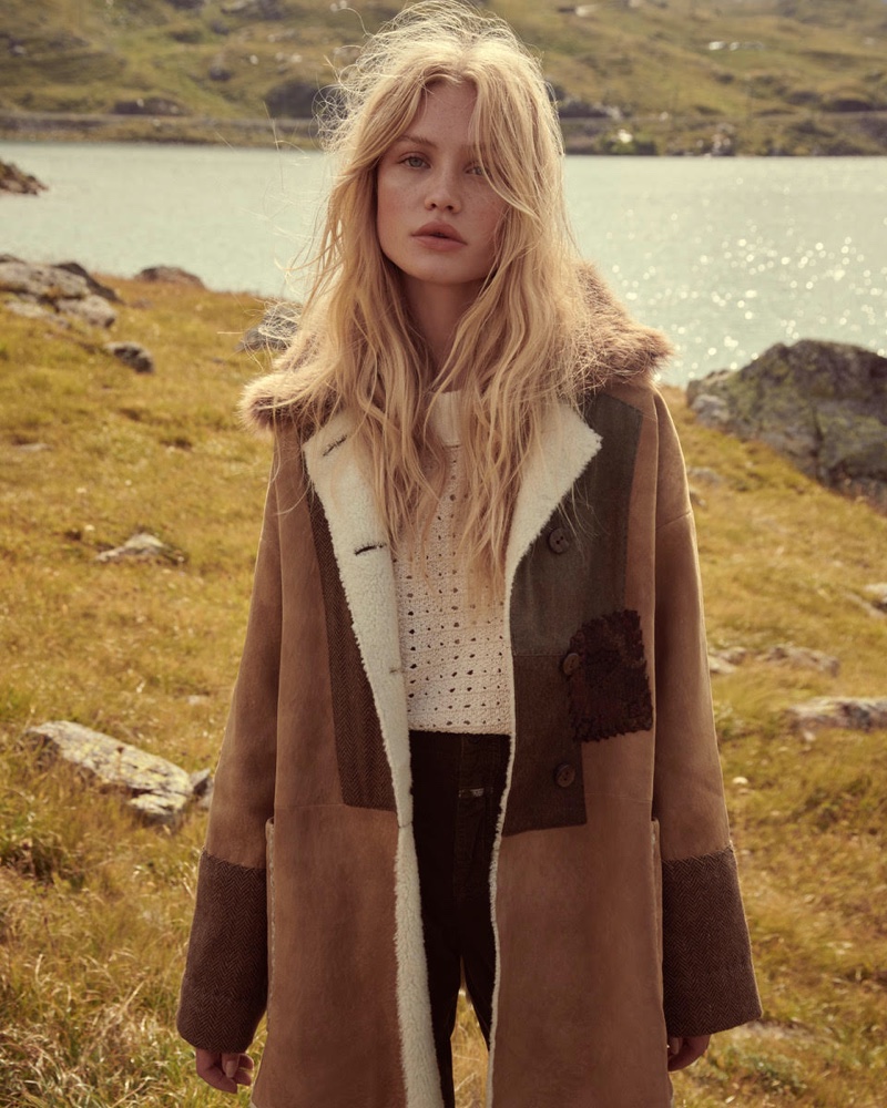 Camilla Christensen layers up in Free People holiday 2019 campaign