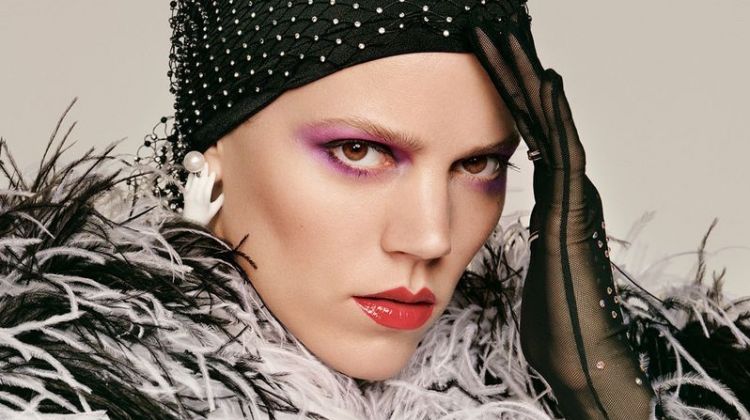 Freja Beha Erichsen Turns Up the Glam Factor for Vogue China