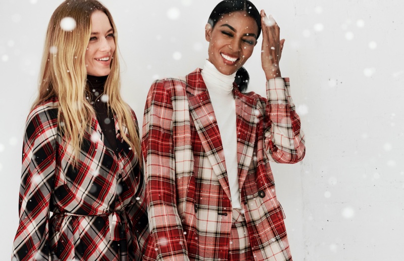 Hannah Ferguson and Maya Haile Samuelsson star in H&M Holiday 2019 campaign