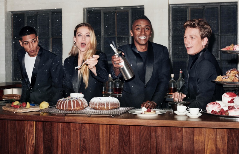 Model Hannah Ferguson and chef Marcus Samuelsson star in H&M Holiday 2019 campaign