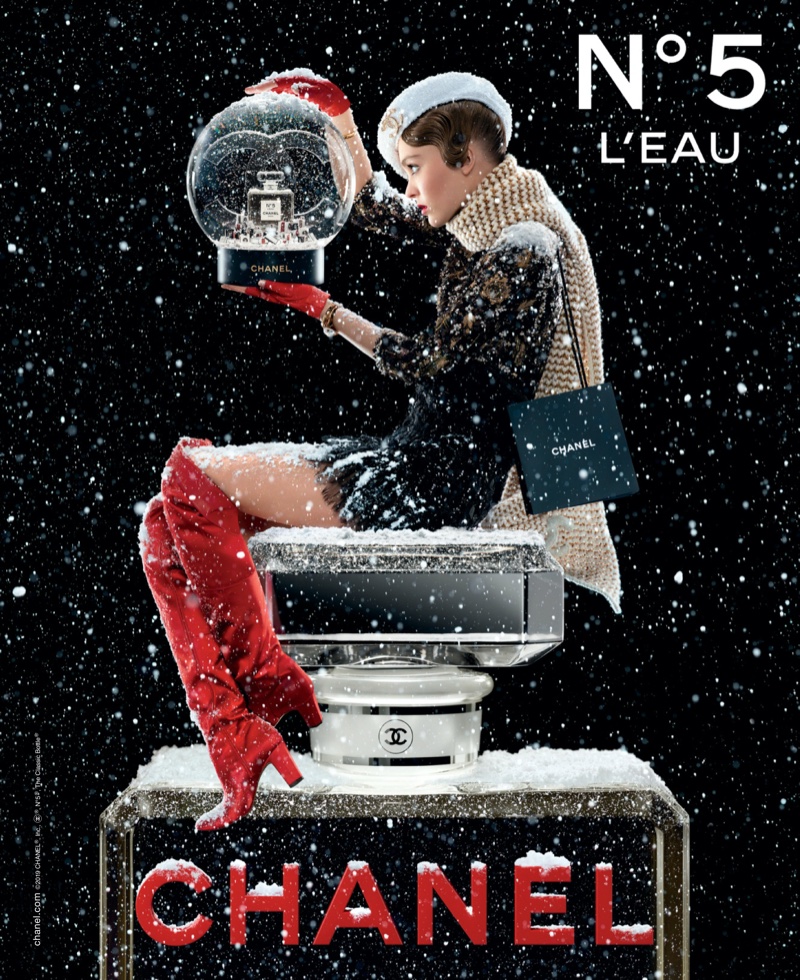 Lily-Rose Depp Chanel No. 5 Holiday Campaign