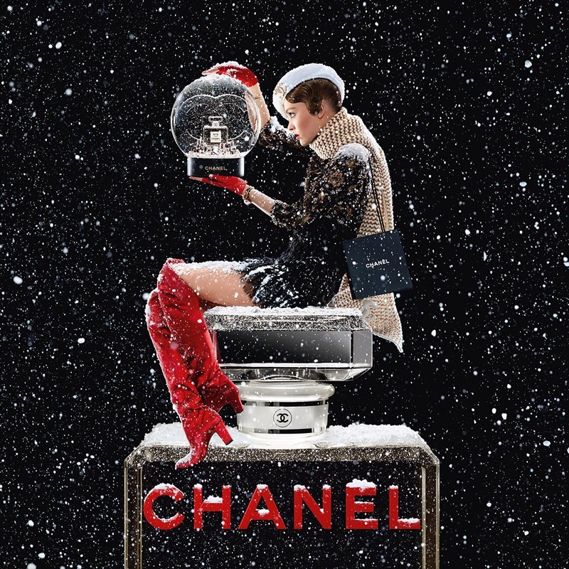 Lily-Rose Depp Chanel No. 5 Holiday Campaign