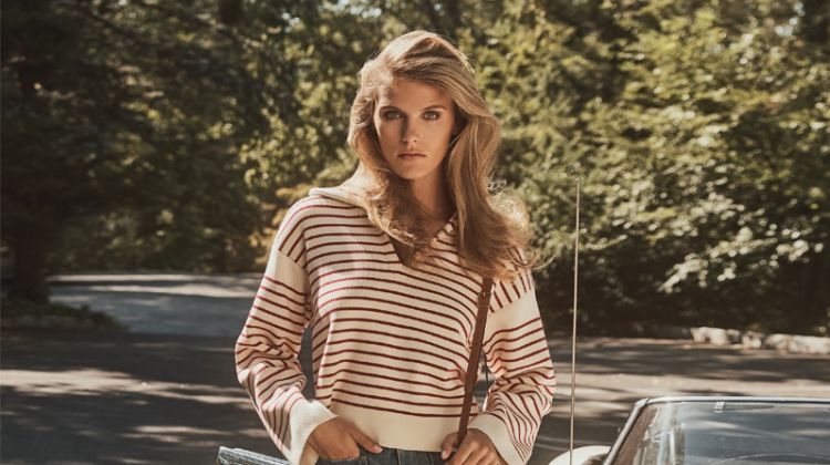 Madison Headrick Channels 1970’s Fashion for Bergdorf Goodman