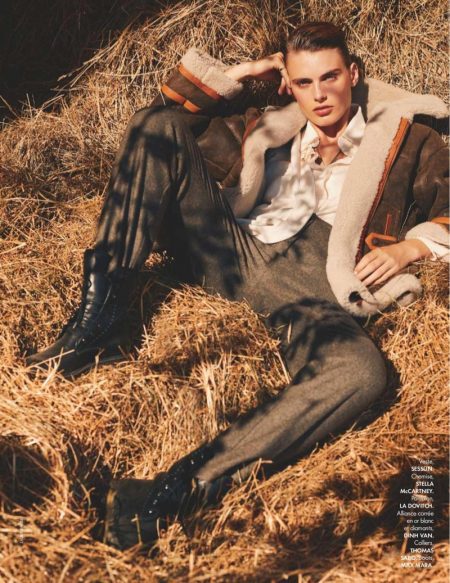 Madison Headrick Poses in Aviator Inspired Looks for ELLE France Madison Headrick Poses in Aviator Inspired Looks for ELLE France