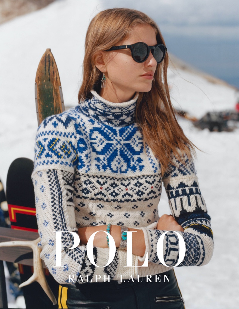 Altyn Simpson fronts Polo Ralph Lauren Holiday 2019 campaign