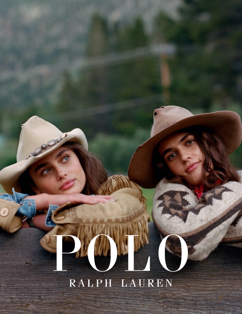 Taylor and sister McKinley Hill star in Polo Ralph Lauren Holiday 2019 campaign