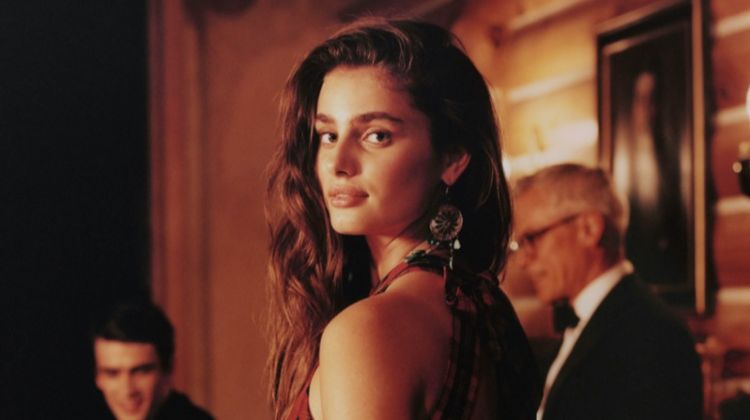 Taylor Hill appears in Polo Ralph Lauren Holiday 2019 campaign