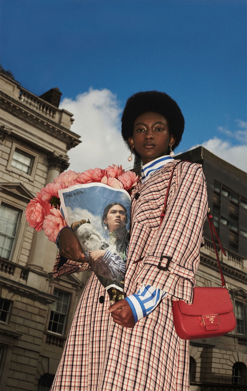 Toni Smith stars in Prada resort 2020 campaign