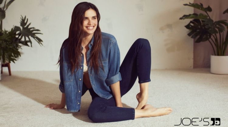 Sara Sampaio Relaxes in Joe’s Jeans Fall 2019 Campaign