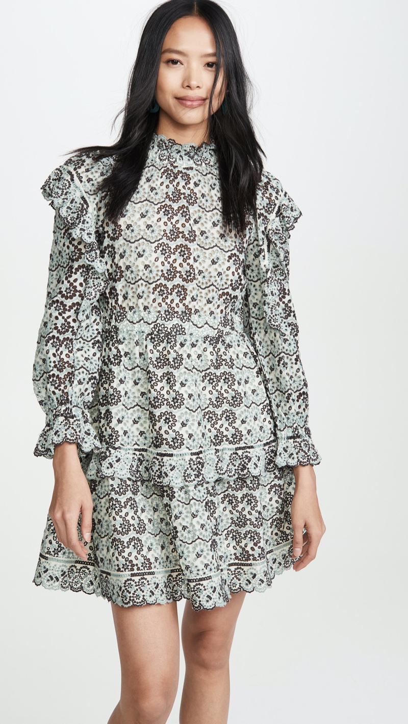 Sea Aurelia Ruffle Sleeve Dress $385
