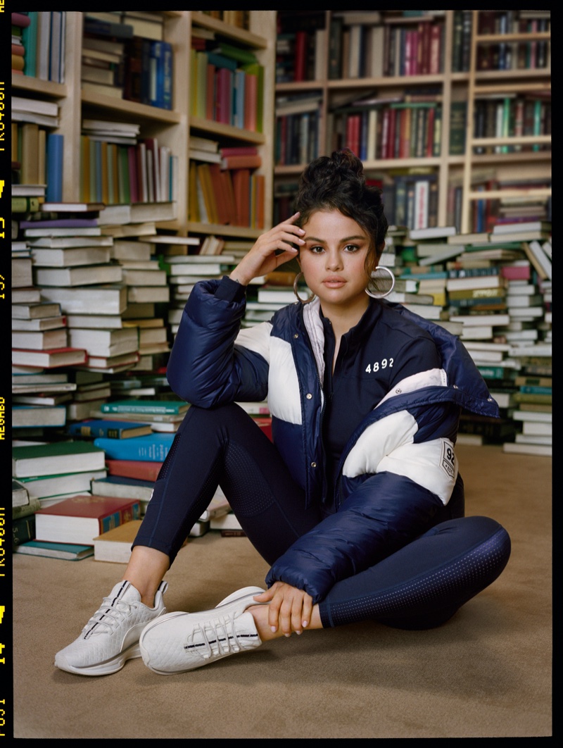 Selena Gomez poses for PUMA x Selena Gomez Collection fall-winter 2019 campaign