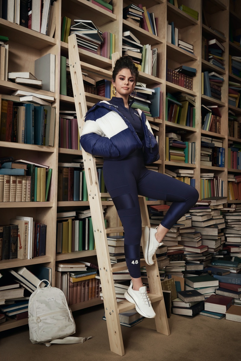 Rocking a track suit, Selena Gomez appears in SG x PUMA fall-winter 2019 campaign