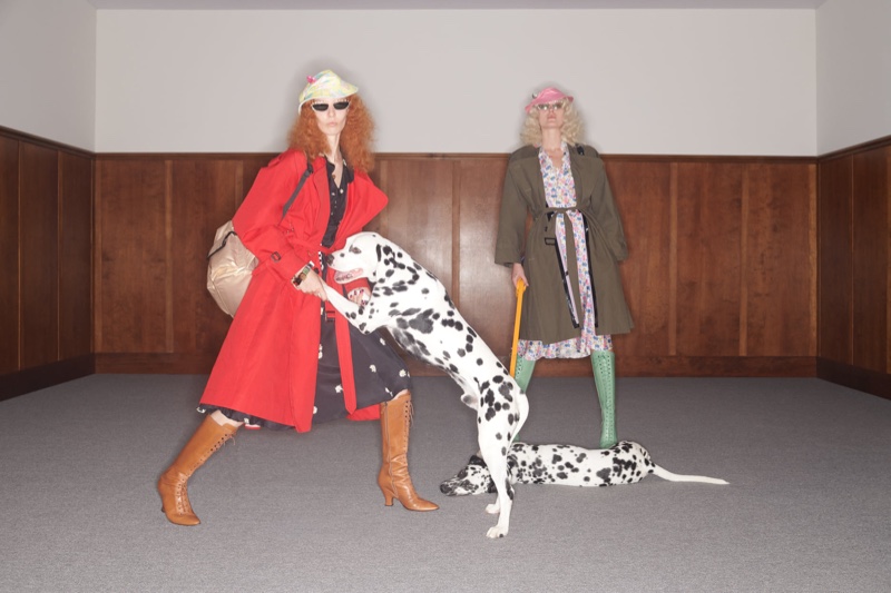 Remington Williams and Catherine McNeil appear in The Marc Jacobs resort 2020 campaign