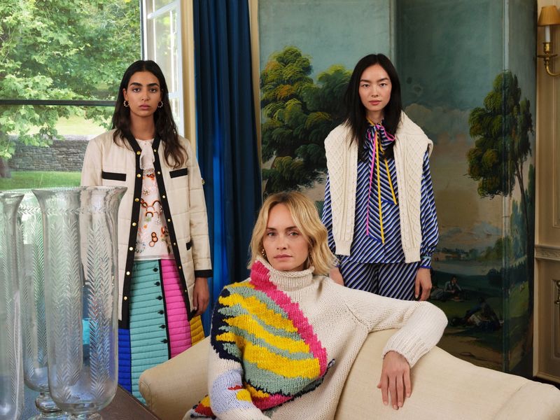 An image from Tory Burch's Holiday 2019 advertising campaign