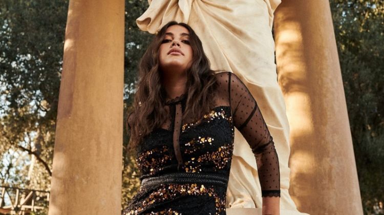 Lorena Duran Models Violeta by Mango’s Party Looks