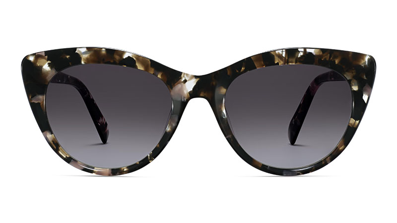 Warby Parker Leta Sunglasses in Black Currant Tortoise $95