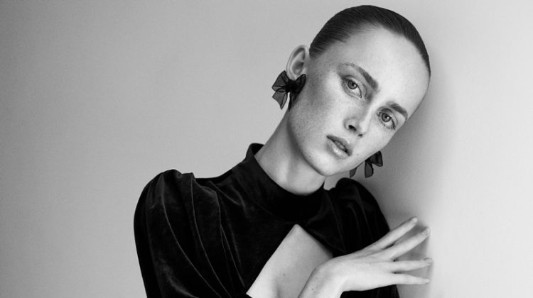 Rianne van Rompaey Tries On Zara’s Evening Collection