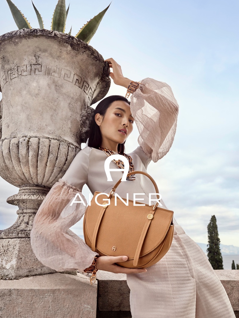 Luping Wang fronts Aigner spring-summer 2020 campaign