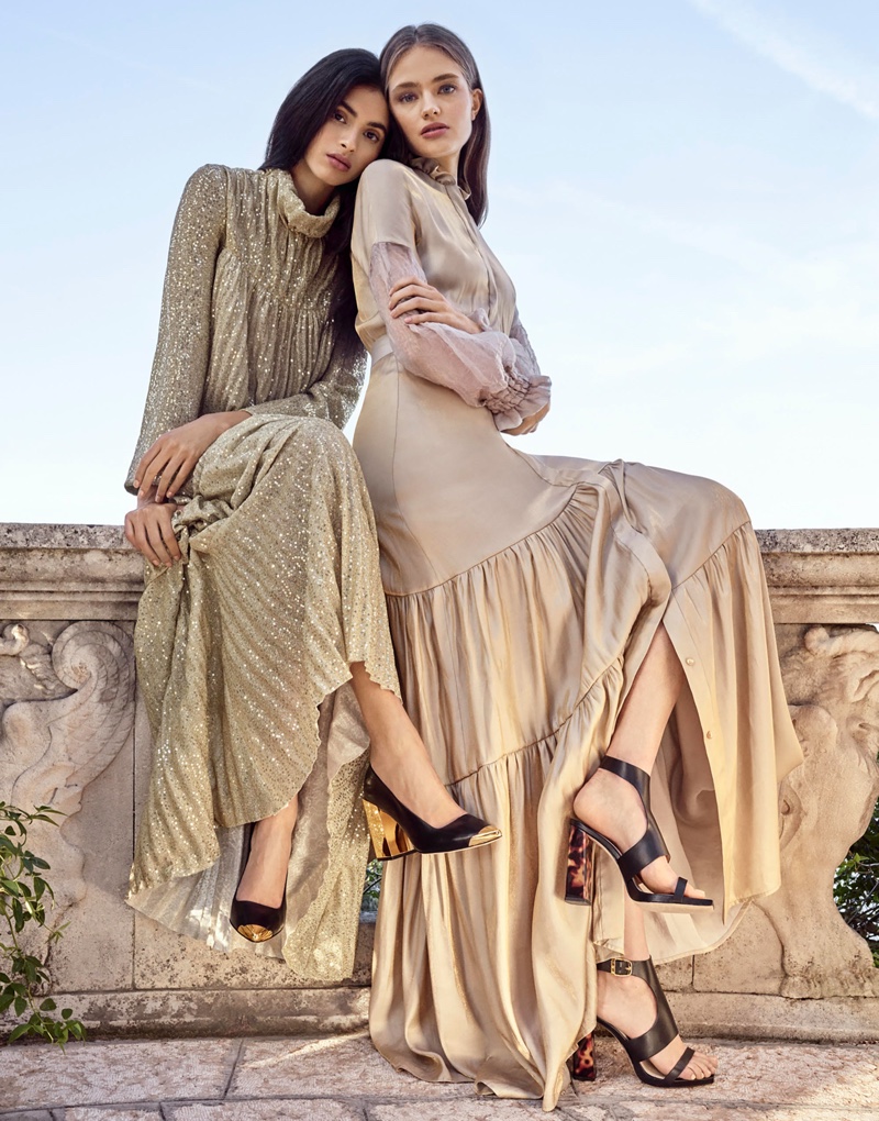 Dreamy dresses stand out in Aigner spring-summer 2020 campaign