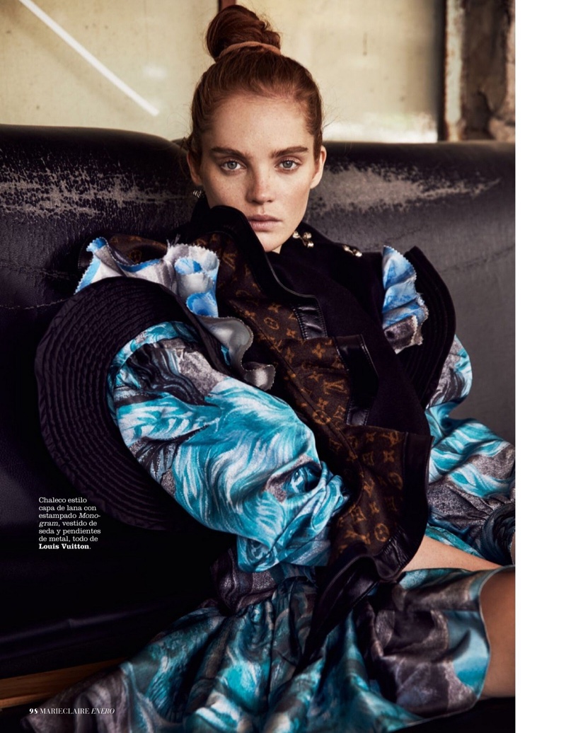 Alexina Graham Tries On Statement Fashions for Marie Claire Spain