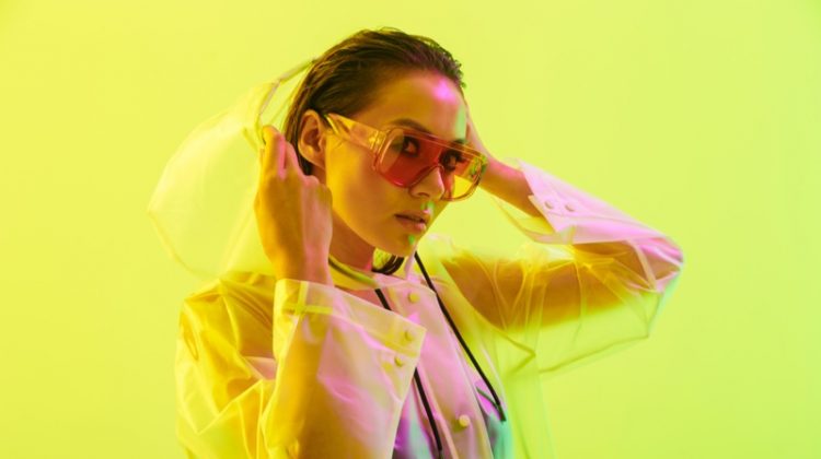 2019 Fashion Trends that Made Us Go “Huh?” Asian Model Transparent Coat Sunglasses Sleek Hair Fashion