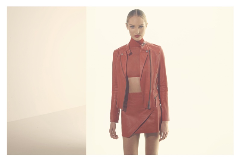 Clad in all red look, Candice Swanepoel fronts Animale El Rojo campaign