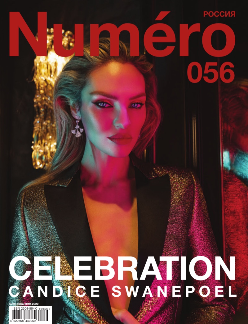 Candice Swanepoel on Numero Russia Winter 2019.2020 Cover