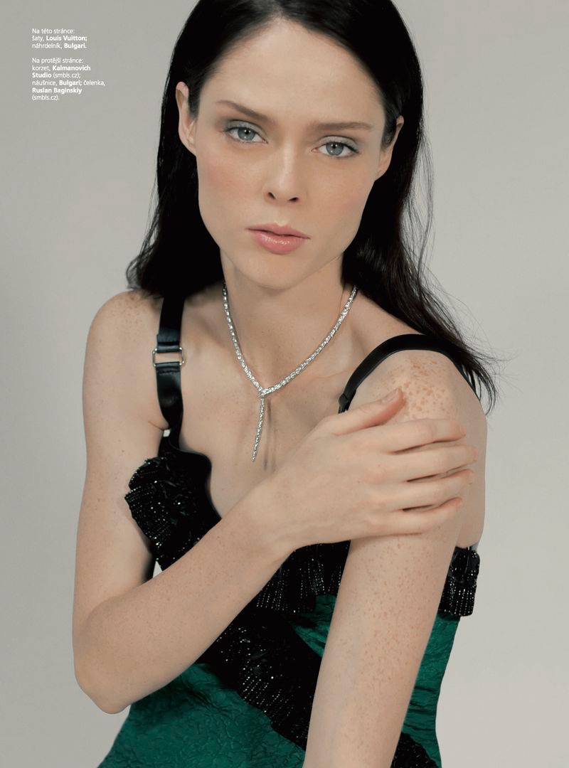 Coco Rocha Poses in Chic Styles for Marie Claire Czech