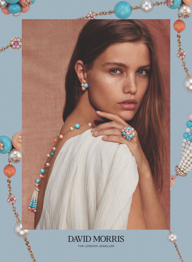 Luna Bijl stars in David Morris Jewelry 2019/2020 campaign